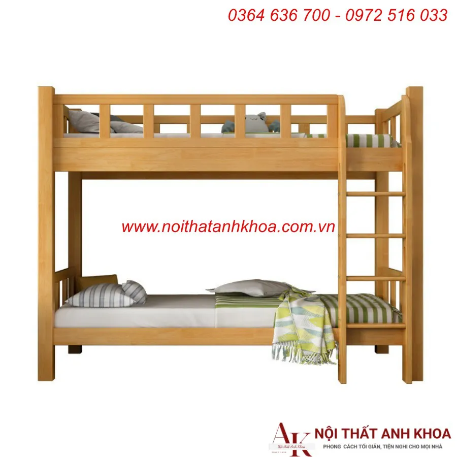 Giường Tầng Gỗ Ghép Cho Trẻ Em Giá Rẻ HCM