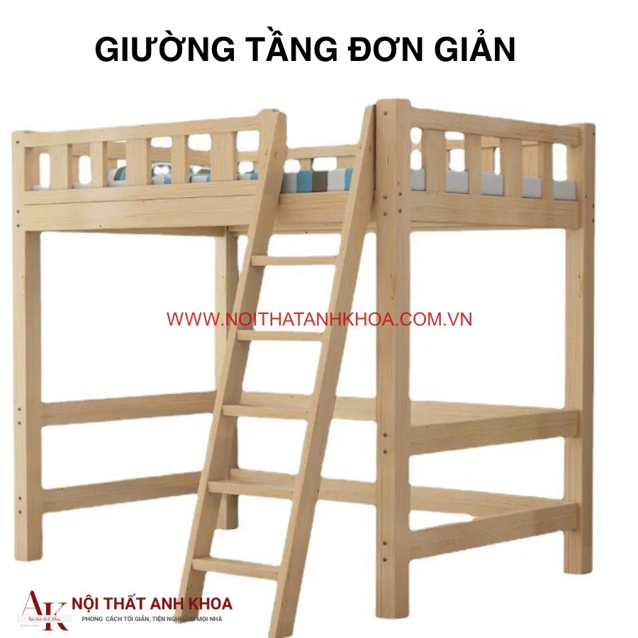 Giường Tầng Thông Minh Kết Hợp Bàn Học Đẹp Hiện Đại Giá Rẻ