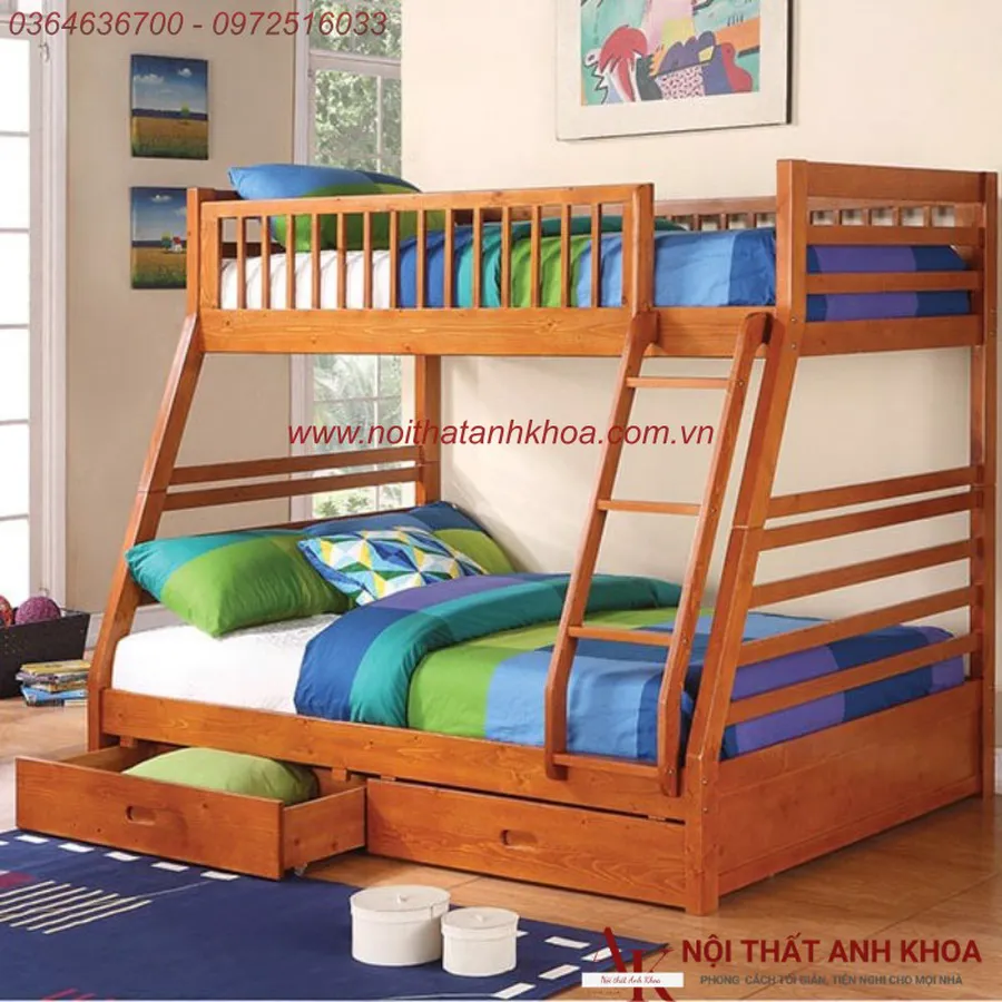 Giường Tầng Trẻ Em Đẹp Hiện Đại Đa Dạng Mẫu Mã