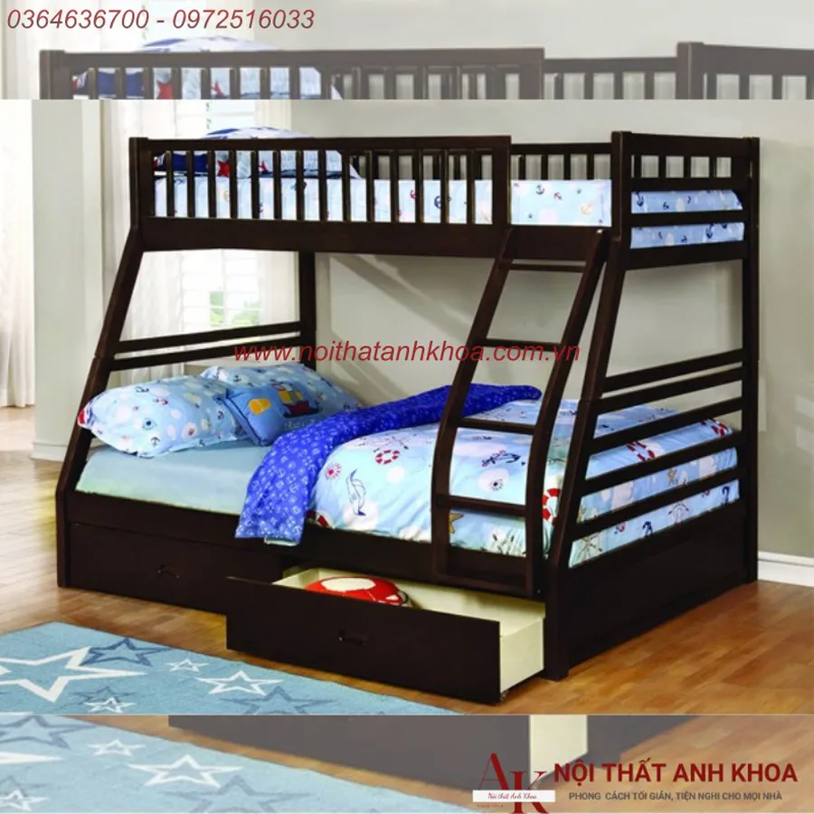 Giường Tầng Trẻ Em Đẹp Hiện Đại Đa Dạng Mẫu Mã