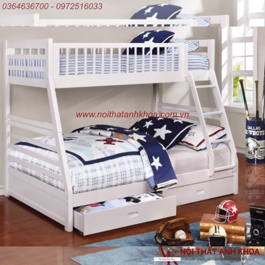 Giường Tầng Trẻ Em Đẹp Hiện Đại Đa Dạng Mẫu Mã