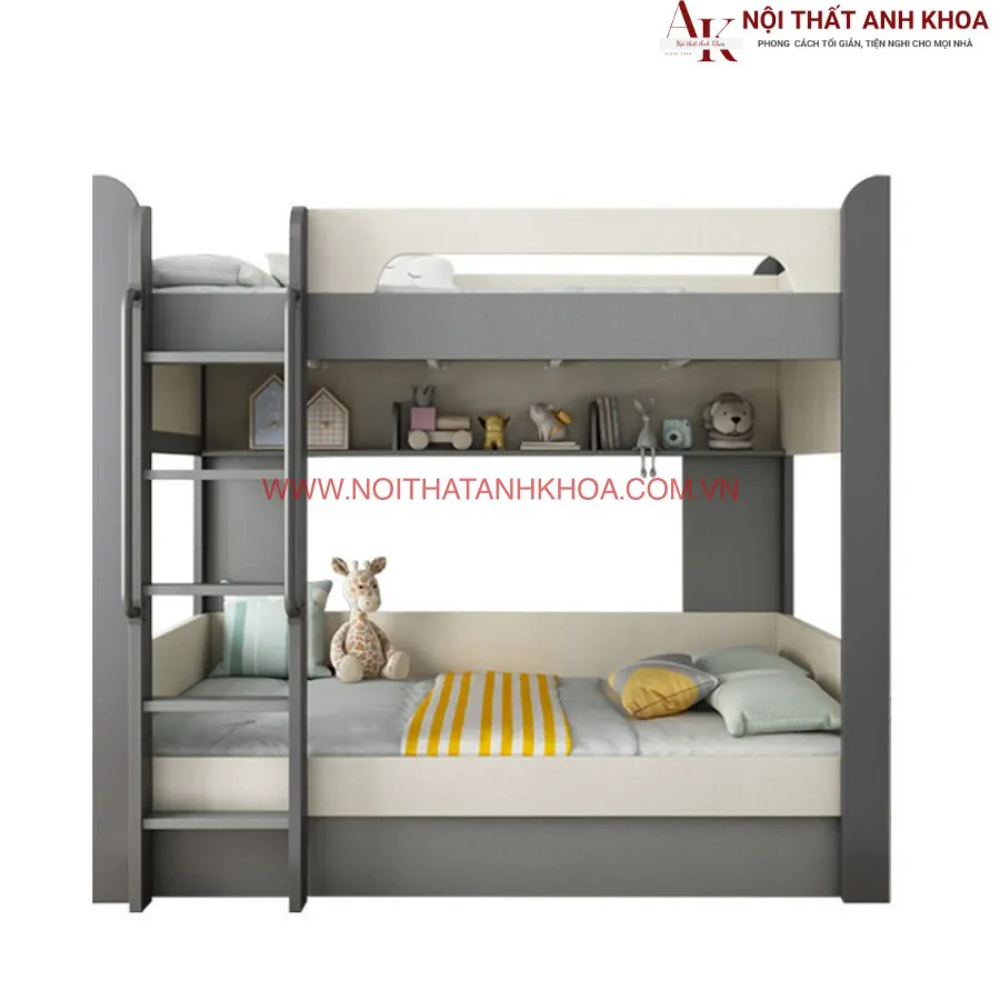 Giường Tầng Trẻ Em Gỗ Công Nghiệp Đẹp Cao Cấp