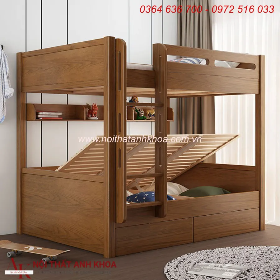 Giường Tầng Trẻ Em Thông Minh Tiện Lợi