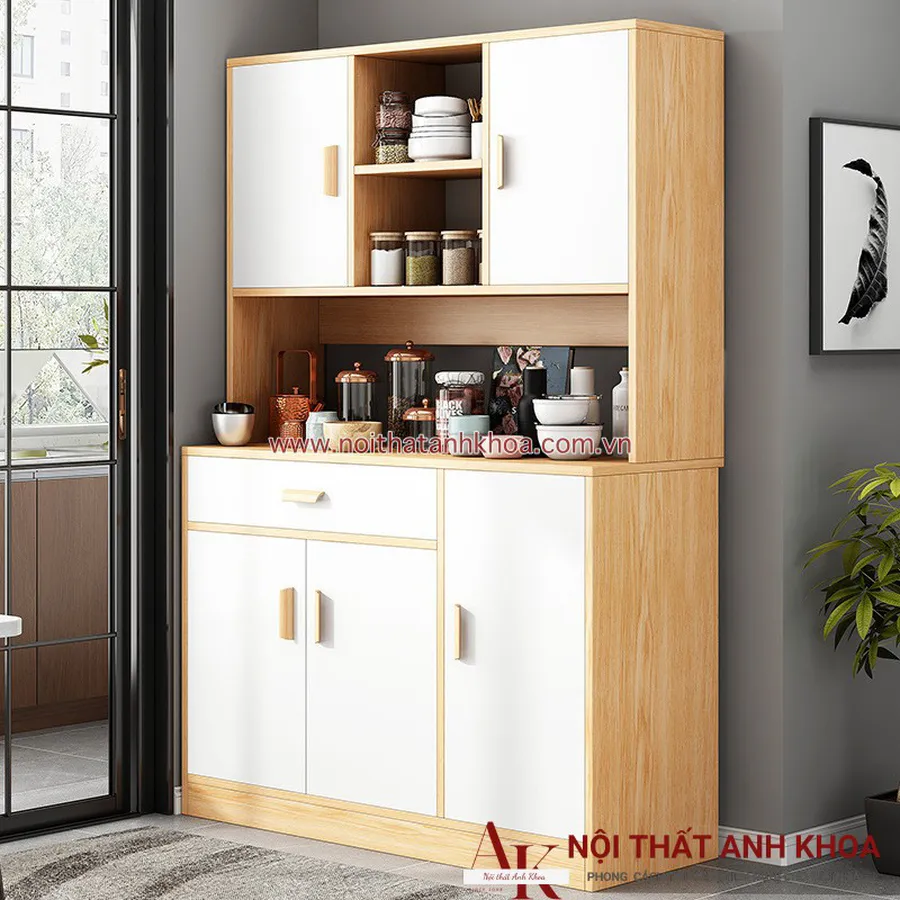 Kệ Để Chén Bát Trong Bếp Gỗ Công Nghiệp Đa Dạng Mẫu Mã