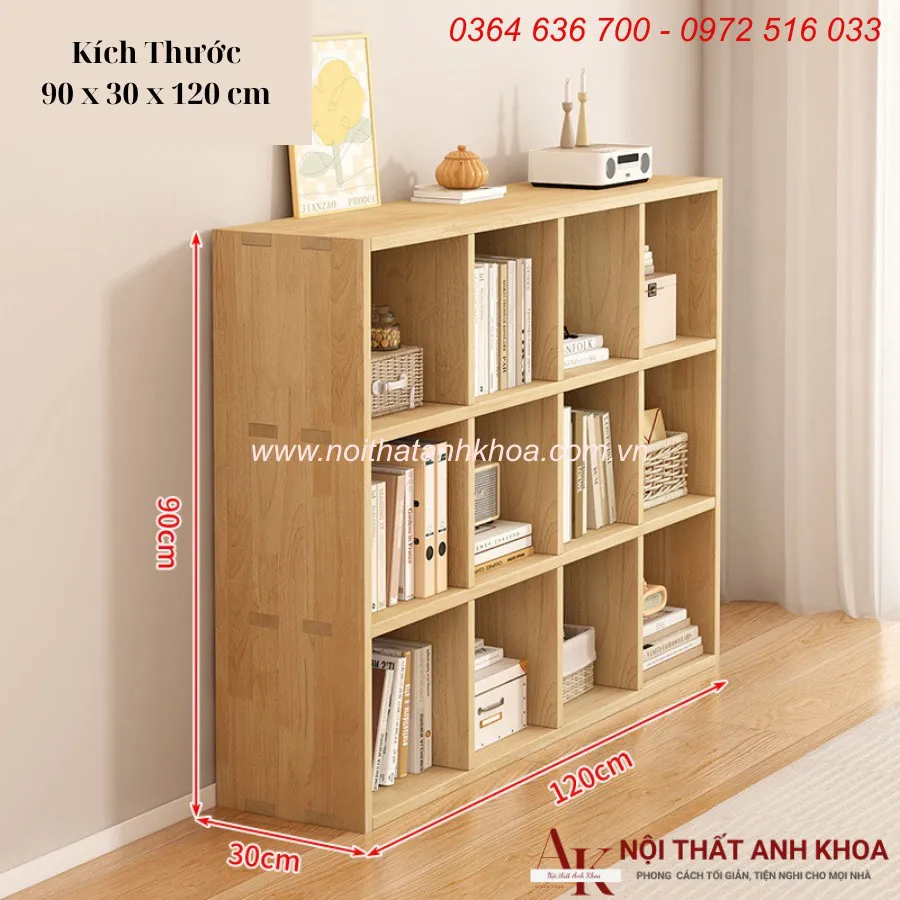 Kệ Để Sách Gỗ MDF Màu Vàng Đẹp Giá Rẻ