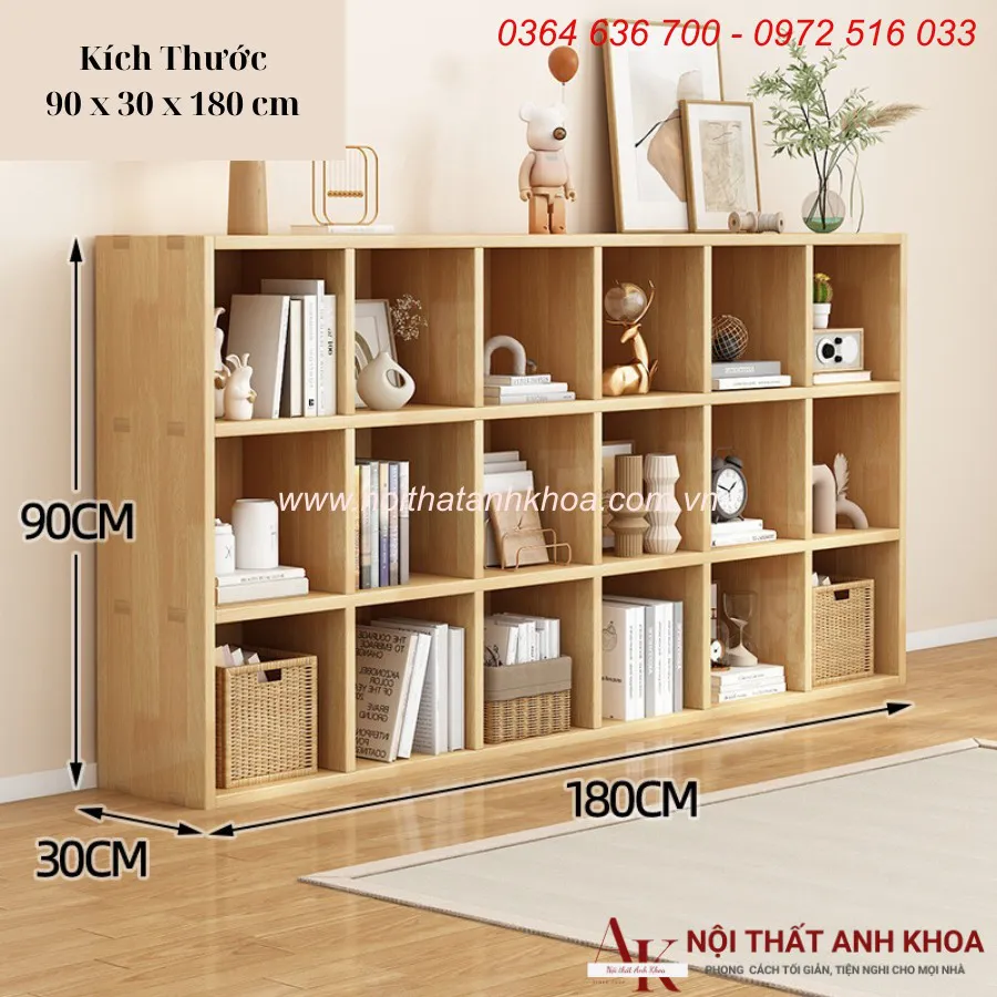 Kệ Để Sách Gỗ MDF Màu Vàng Đẹp Giá Rẻ