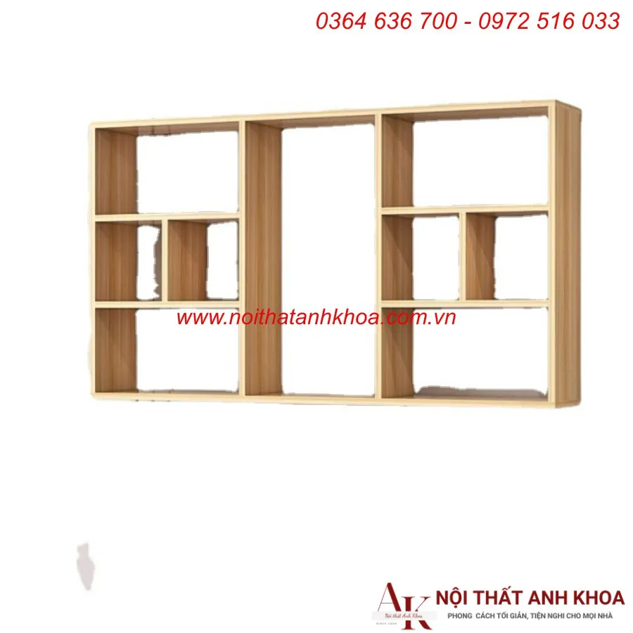 Kệ Sách Treo Tường Giá Rẻ Gỗ MDF Cao Cấp