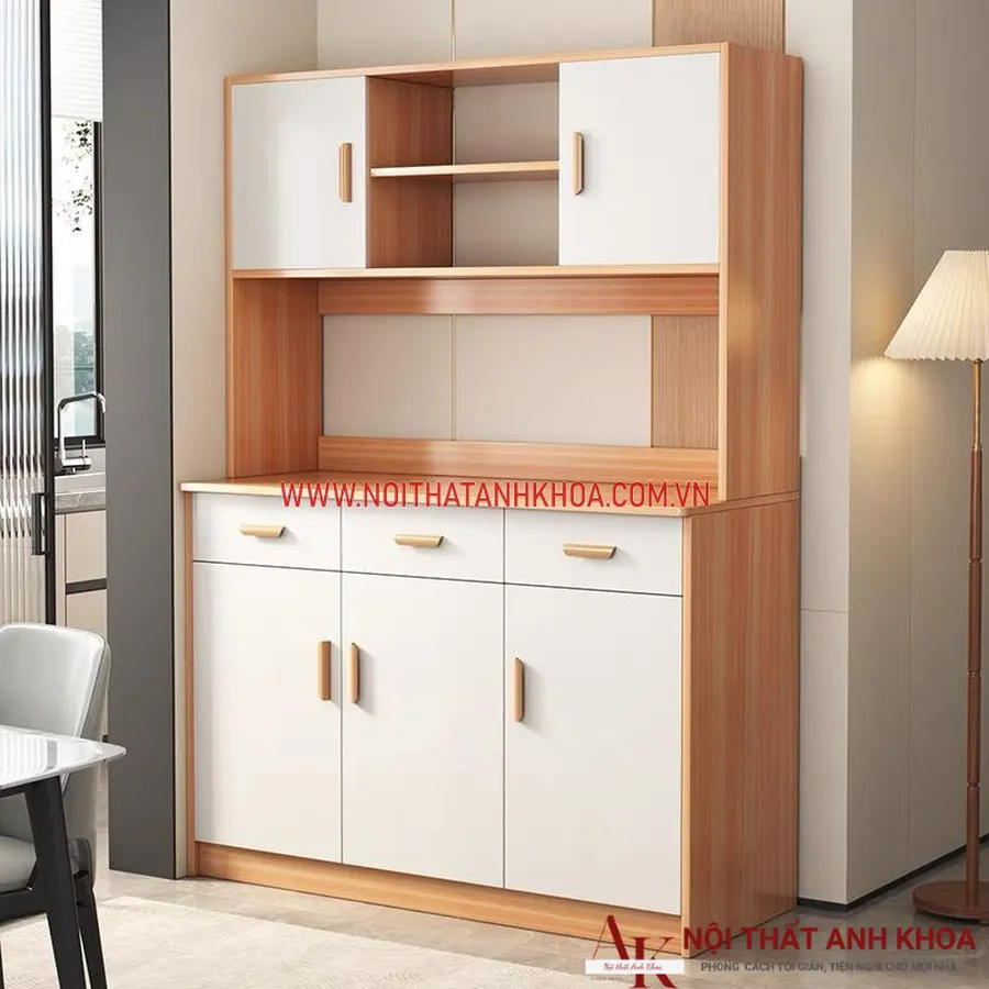 Kệ Đựng Chén Bát Gỗ MDF Thông Minh Tiện Lợi