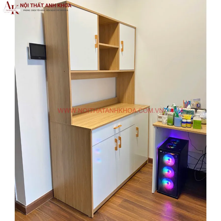 Kệ Đựng Chén Bát Gỗ MDF Thông Minh Tiện Lợi