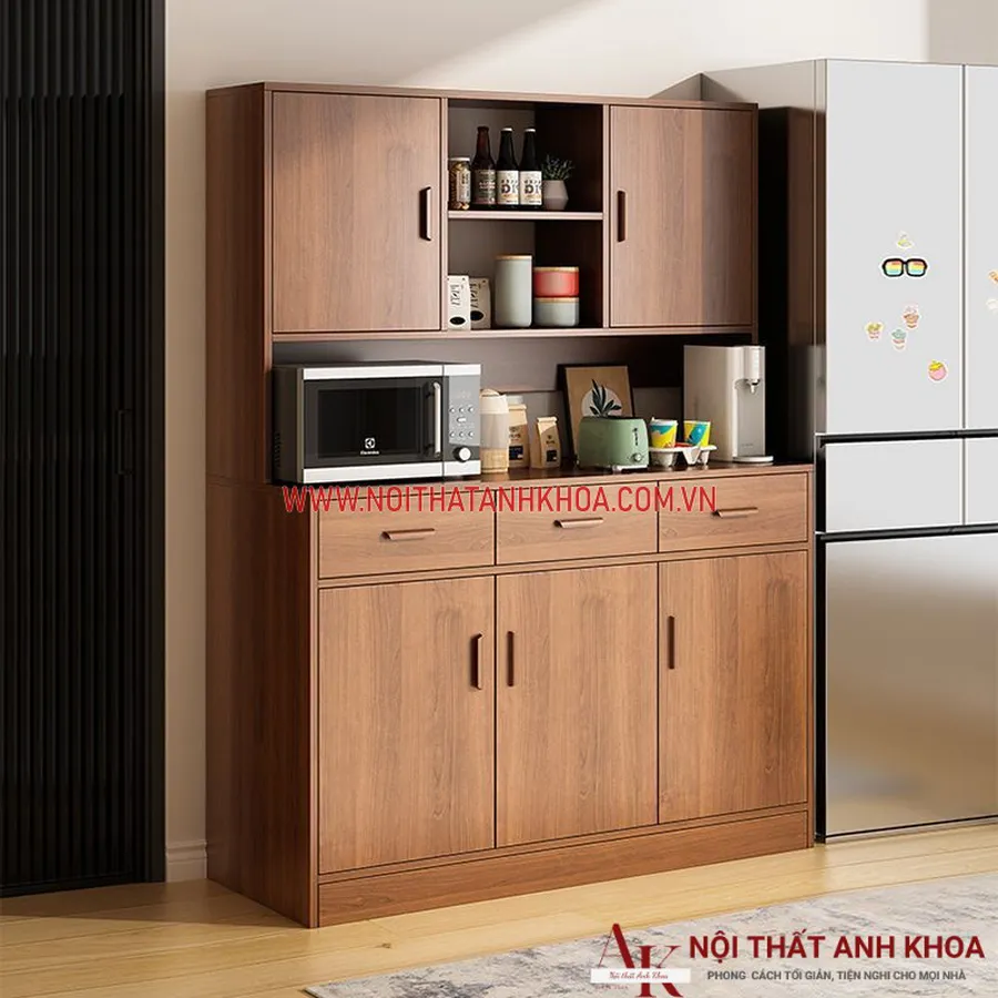 Kệ Đựng Chén Bát Gỗ MDF Thông Minh Tiện Lợi