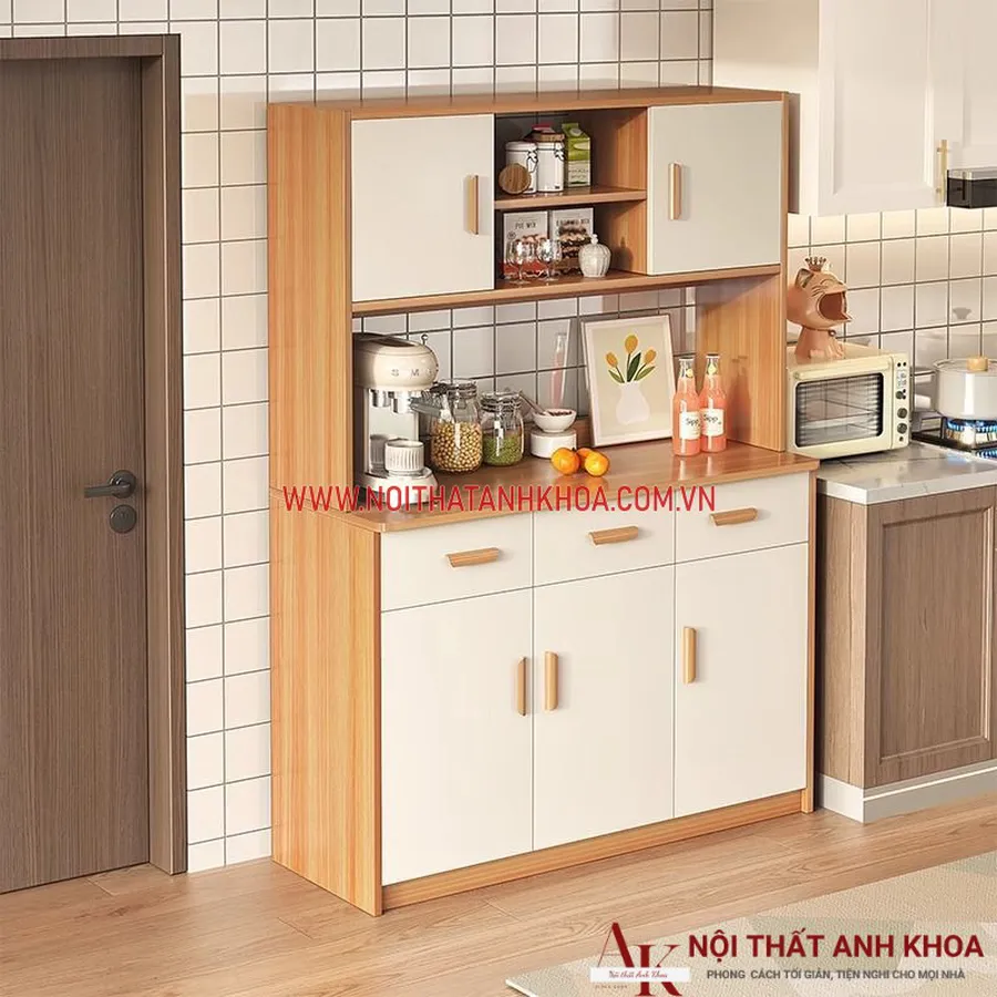 Kệ Đựng Chén Bát Gỗ MDF Thông Minh Tiện Lợi