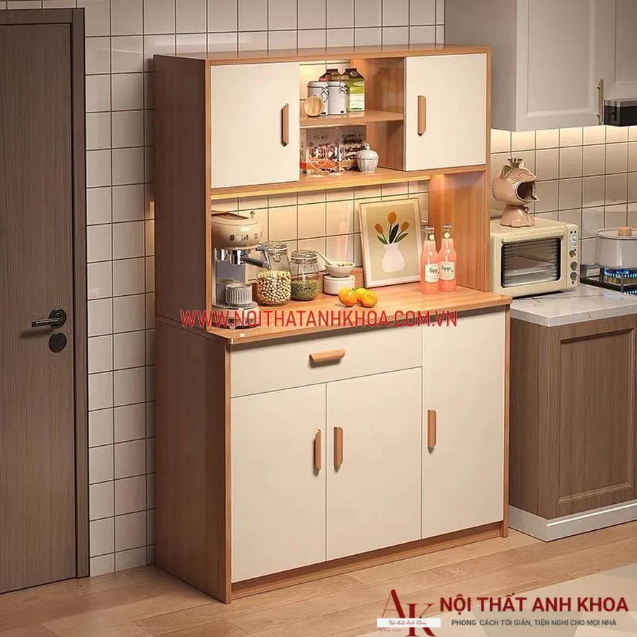 Kệ Đựng Chén Bát Gỗ MDF Thông Minh Tiện Lợi