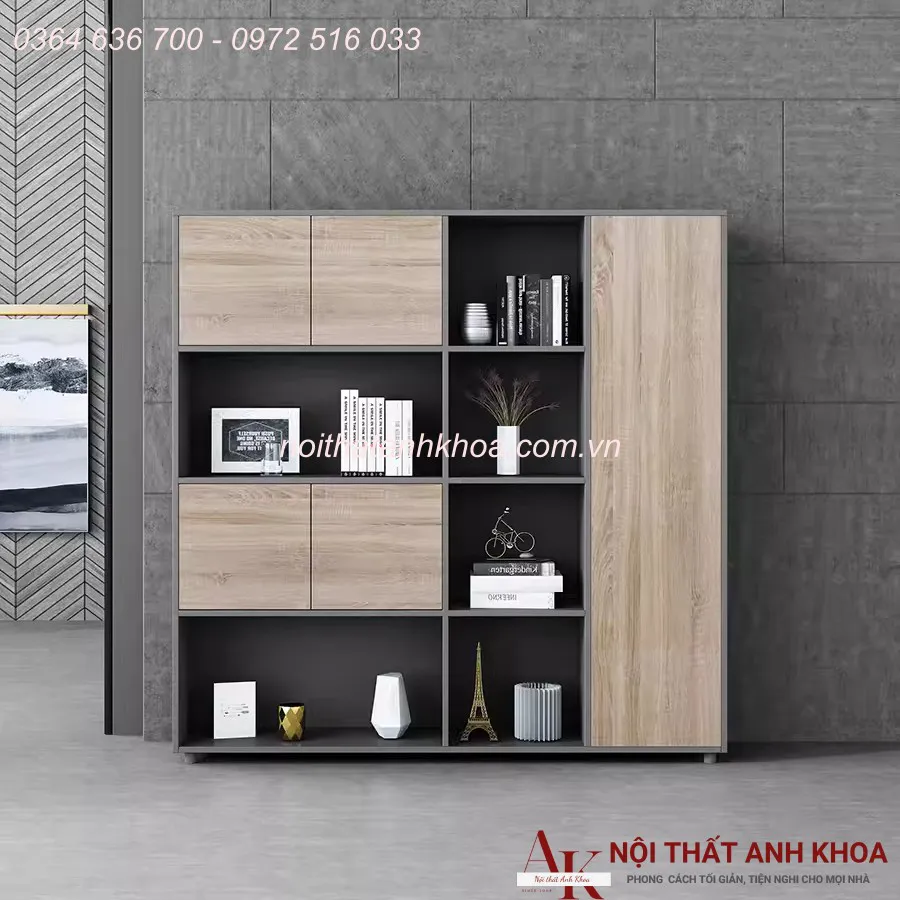 Kệ Đựng Hồ Sơ Văn Phòng Gỗ MDF Cao Cấp