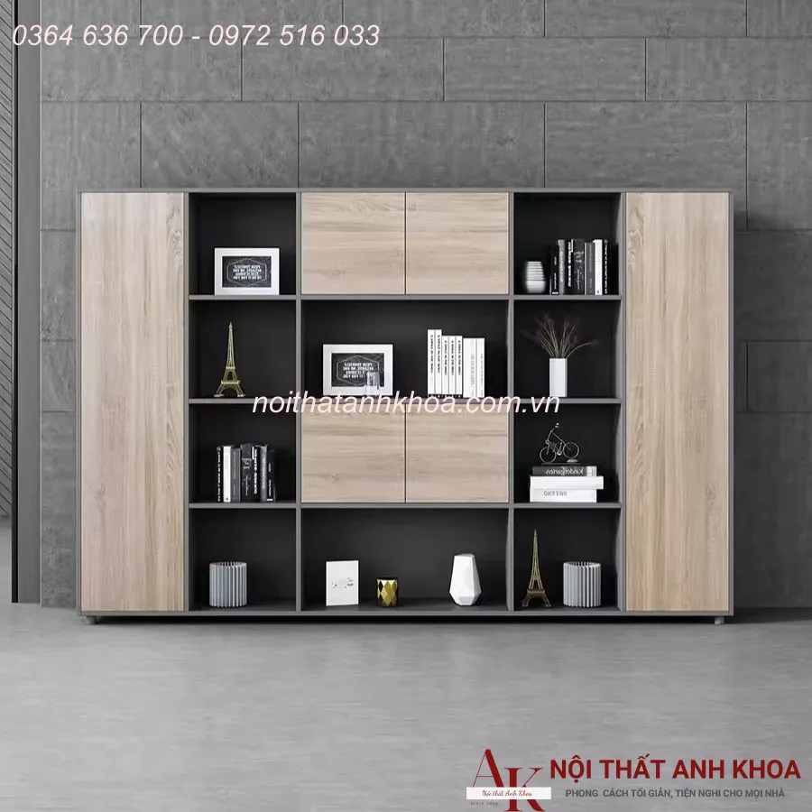 Kệ Đựng Hồ Sơ Văn Phòng Gỗ MDF Cao Cấp