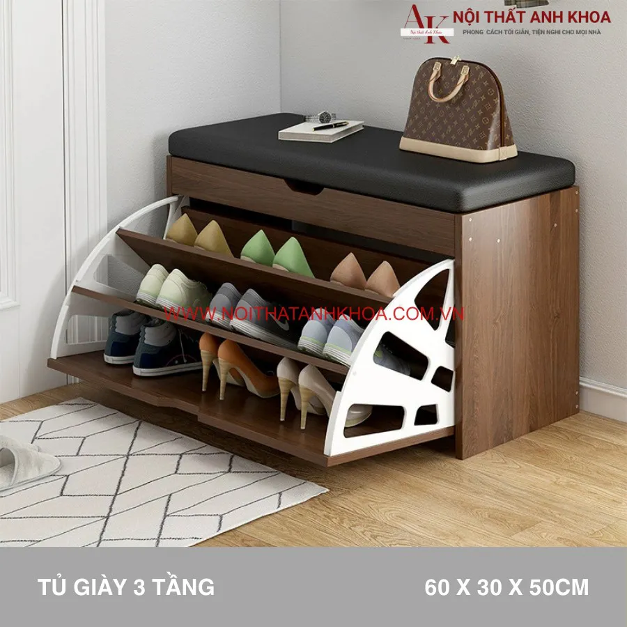 Kệ Giày Thông Minh Gỗ Công Nghiệp Đa Năng Tiện Lợi