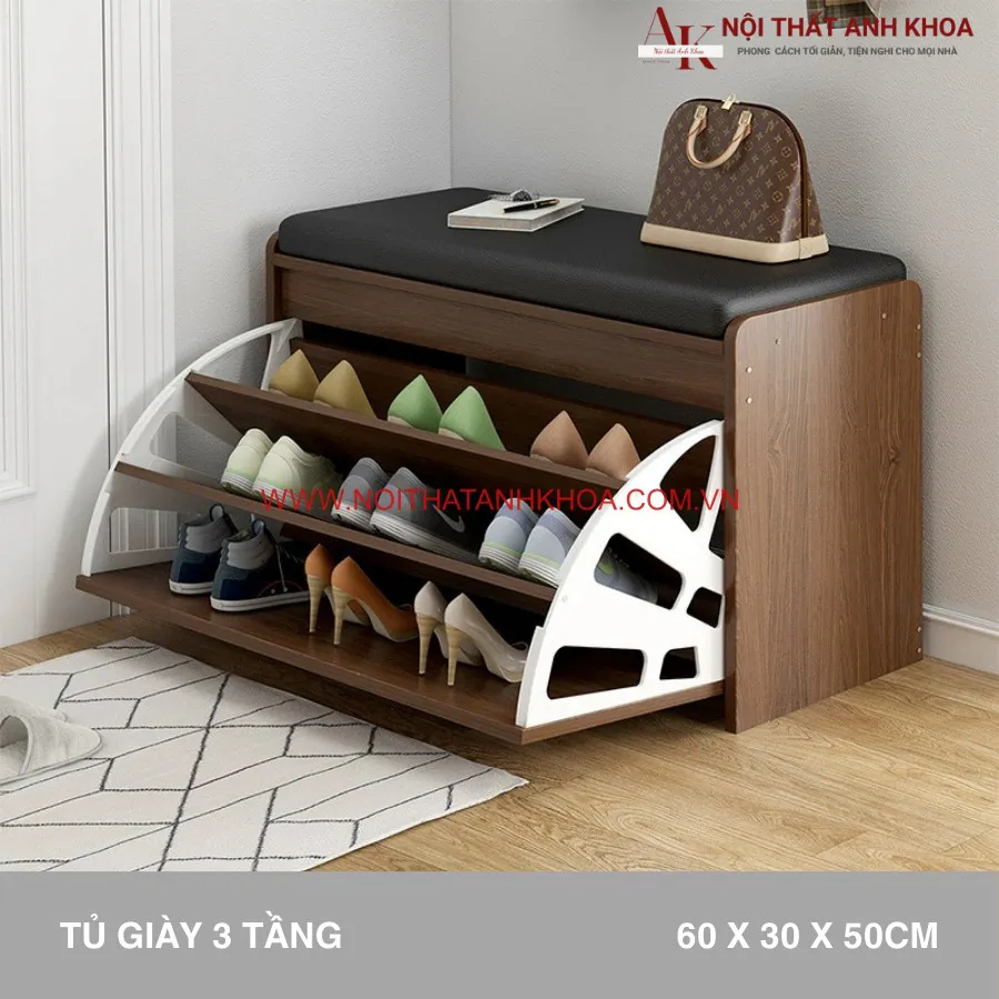 Kệ Giày Thông Minh Gỗ Công Nghiệp Đa Năng Tiện Lợi