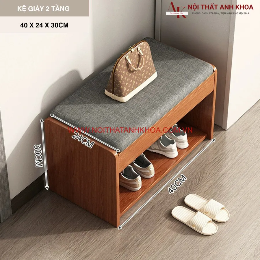 Kệ Giày Thông Minh Gỗ Công Nghiệp Hiện Đại Tối Giản