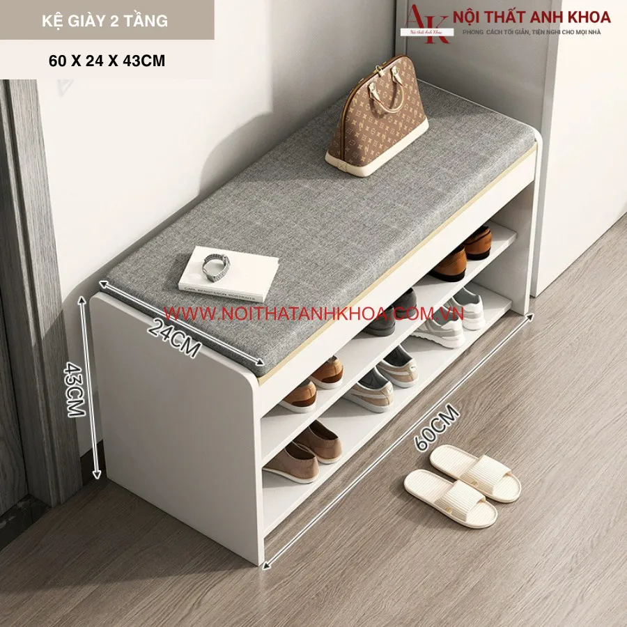 Kệ Giày Thông Minh Gỗ Công Nghiệp Hiện Đại Tối Giản