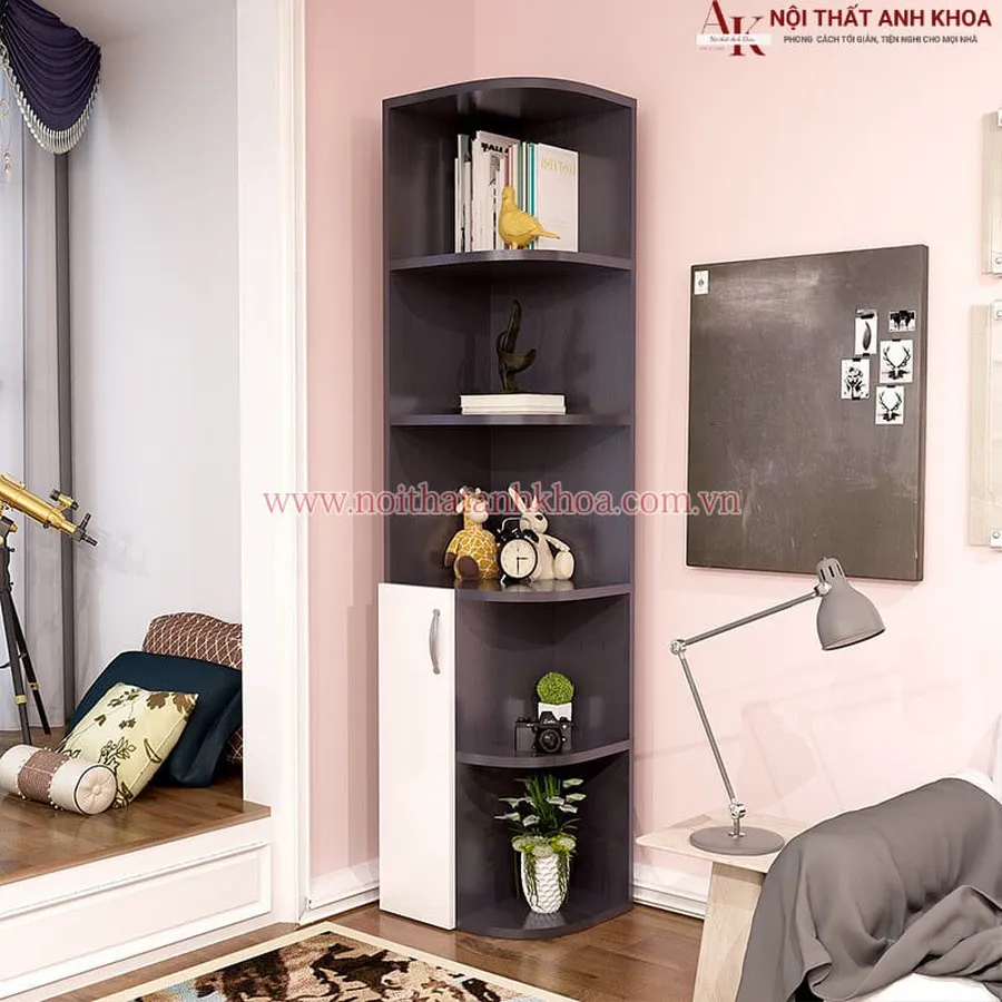 Kệ Góc Tường Phòng Ngủ Đẹp Đa Năng Tiện Lợi