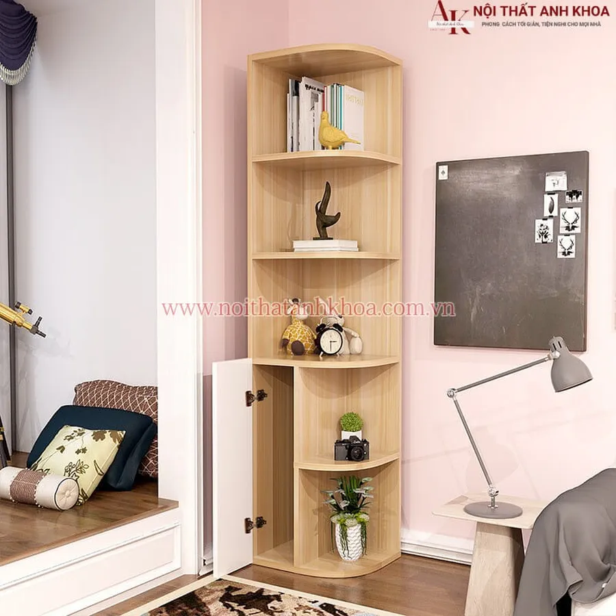 Kệ Góc Tường Phòng Ngủ Đẹp Đa Năng Tiện Lợi