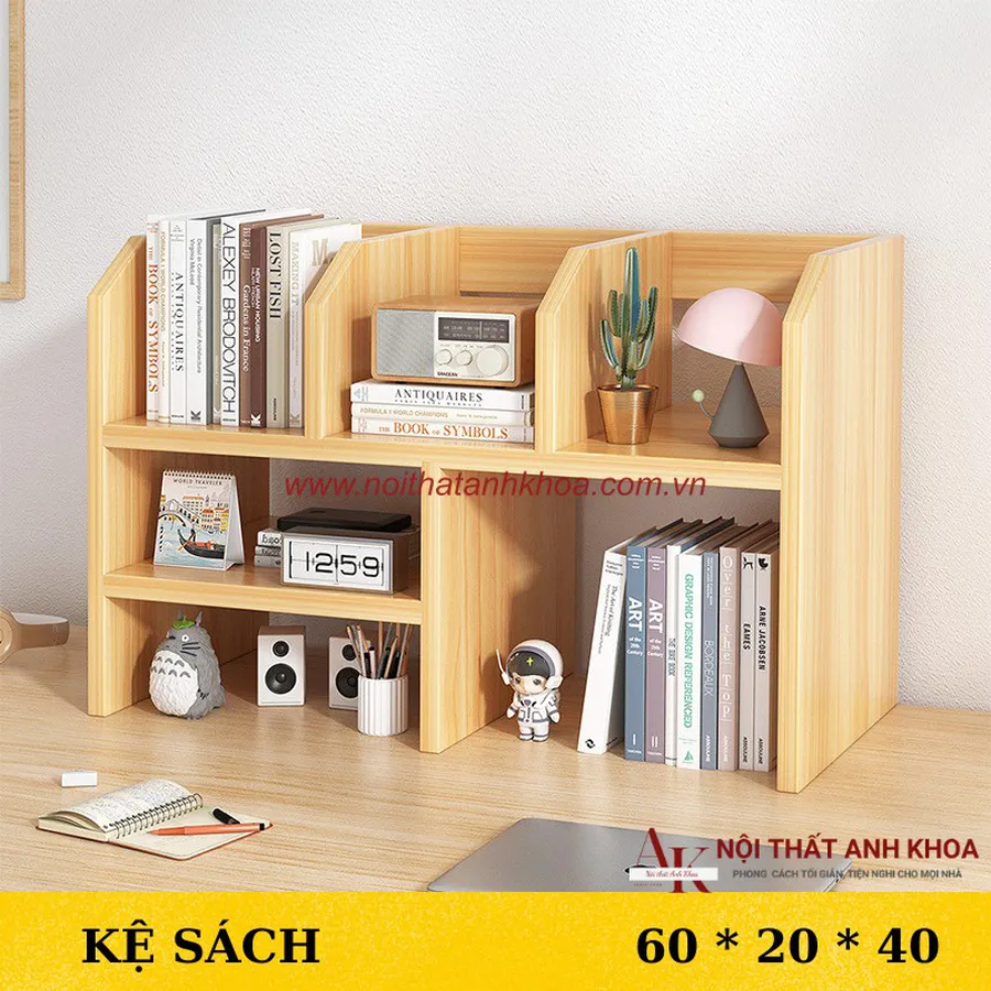 Kệ Sách Để Bàn Gỗ Công Nghiệp MDF Phủ Melamine Đẹp Hiện Đại Giá Tốt