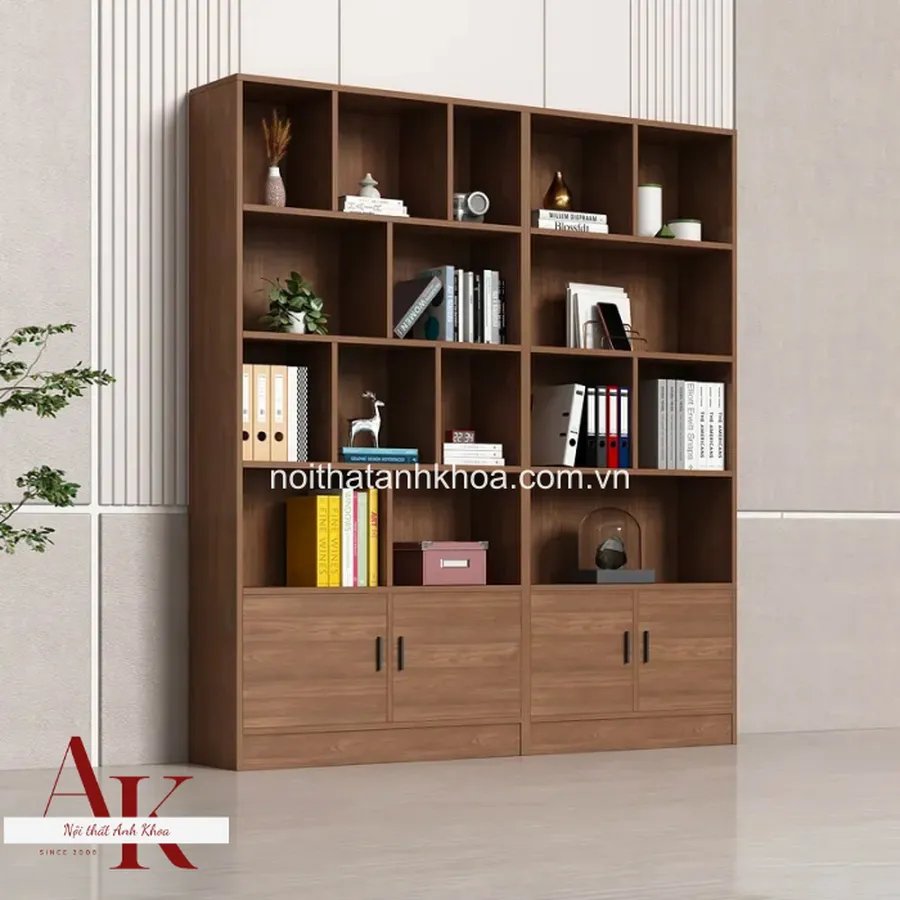 Kệ Sách Đứng Gỗ Công Nghiệp MDF Phủ Melamine Hiện Đại Giá Rẻ
