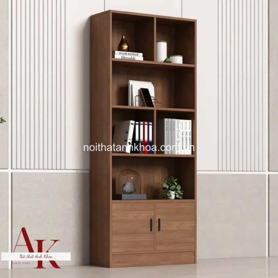 Kệ Sách Đứng Gỗ Công Nghiệp MDF Phủ Melamine Hiện Đại Giá Rẻ