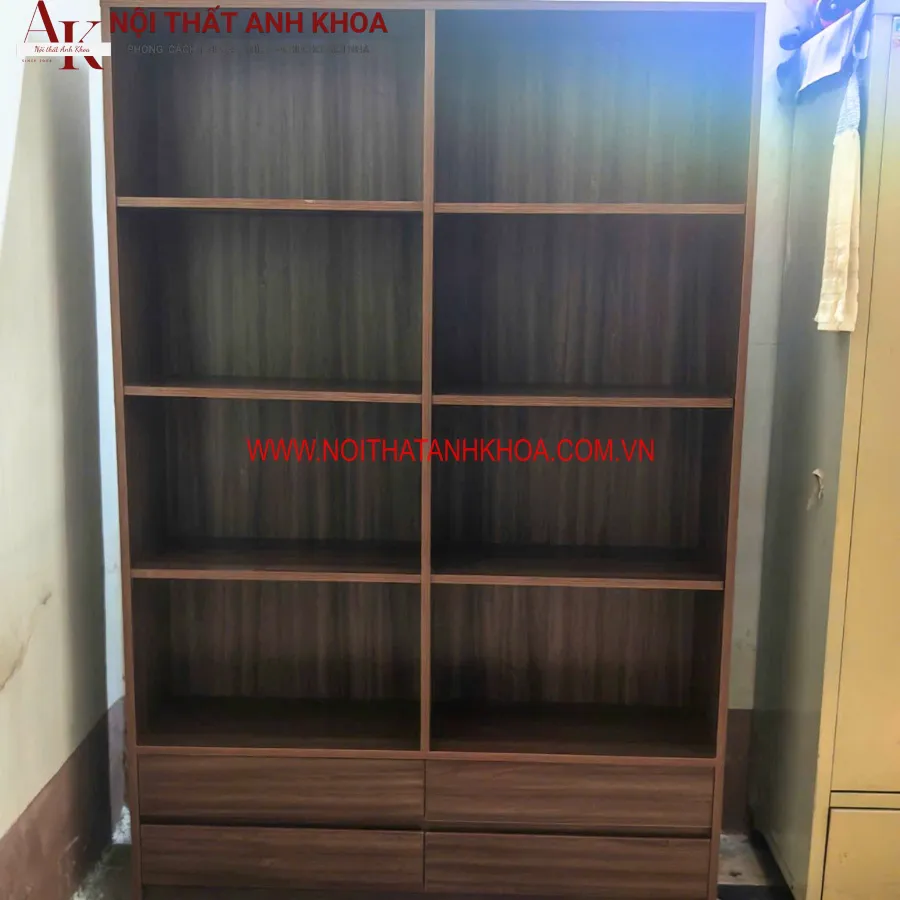 Kệ Sách Treo Tường Gỗ MDF Hiện Đại Tiện Lợi