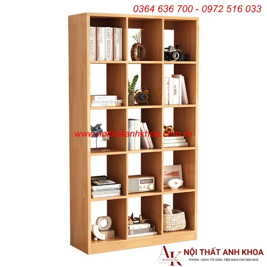 Kệ Sách Đứng Văn Phòng Gỗ Công Nghiệp Đẹp