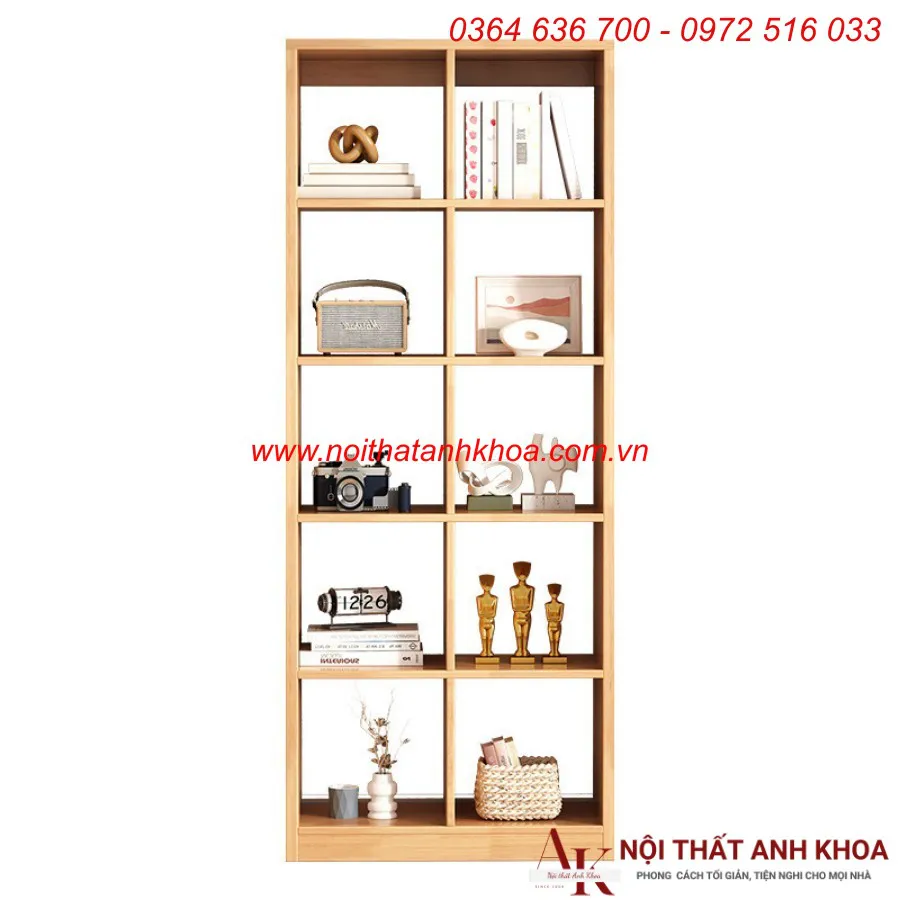 Kệ Sách Đứng Văn Phòng Gỗ Công Nghiệp Đẹp