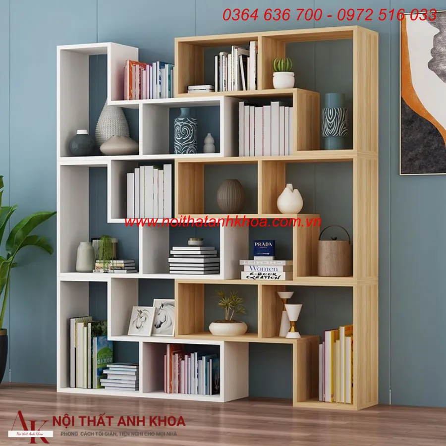 Kệ Sách Trang Trí Gỗ MDF Đẹp Giá Rẻ