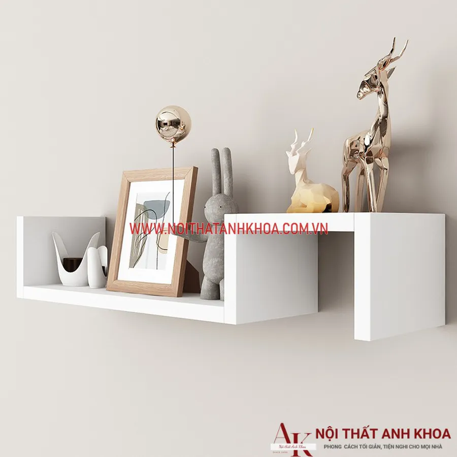 Kệ Sách Treo Tường Đẹp Gỗ Công Nghiệp Cao Cấp Giá Rẻ