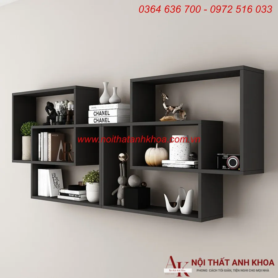 Kệ Sách Treo Tường Mini Gỗ MDF Đẹp Giá Tốt