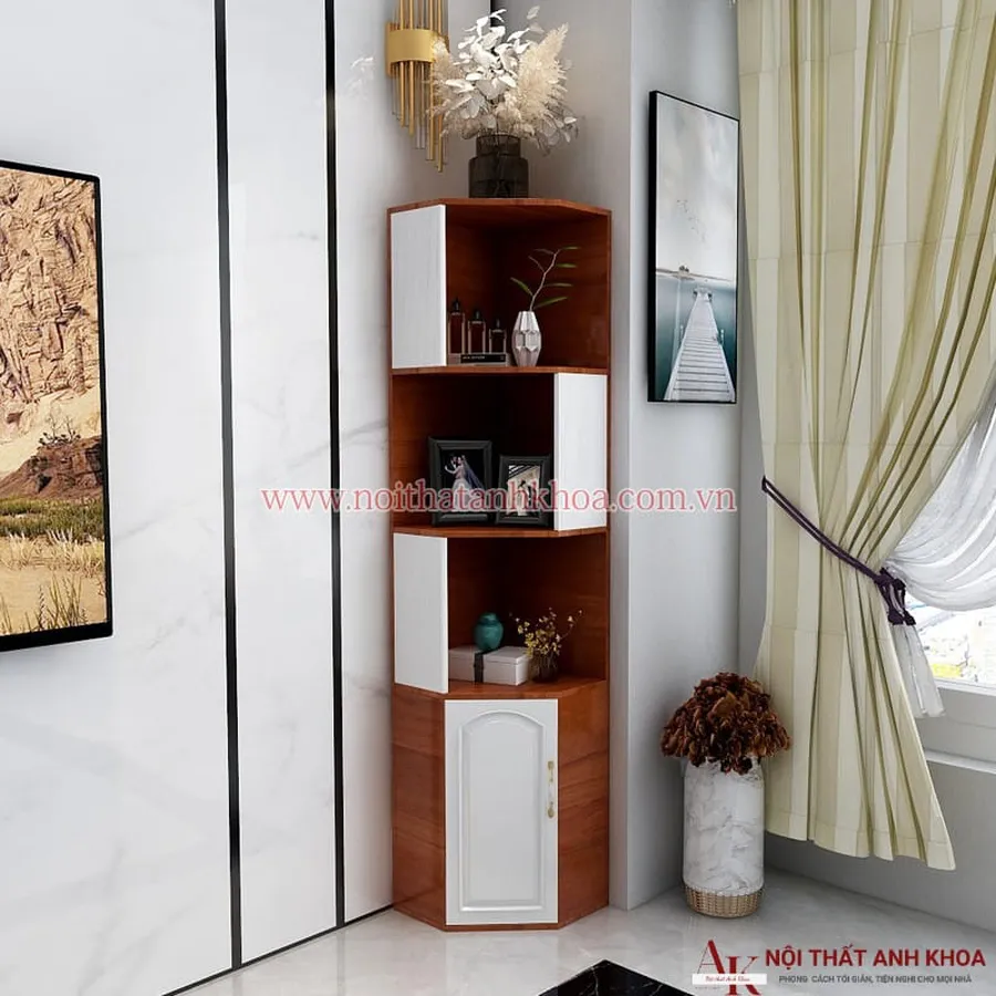 Kệ Tam Giác Góc Tường Đa Năng Gỗ Công Nghiệp Giá Tốt