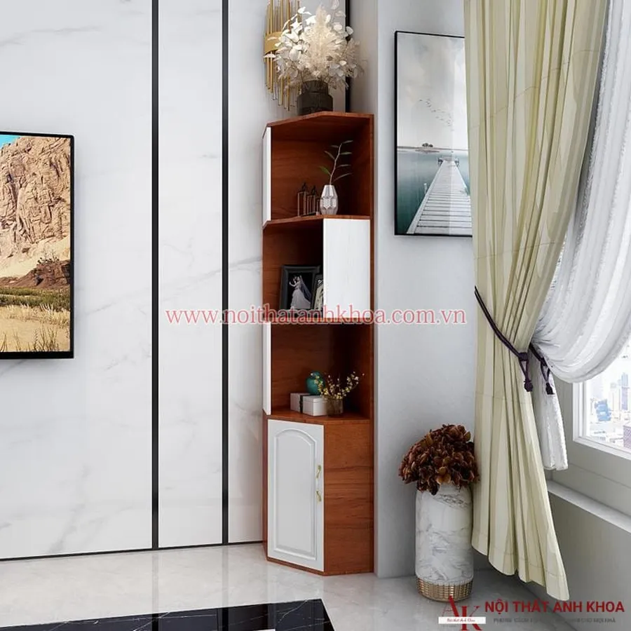 Kệ Tam Giác Góc Tường Đa Năng Gỗ Công Nghiệp Giá Tốt