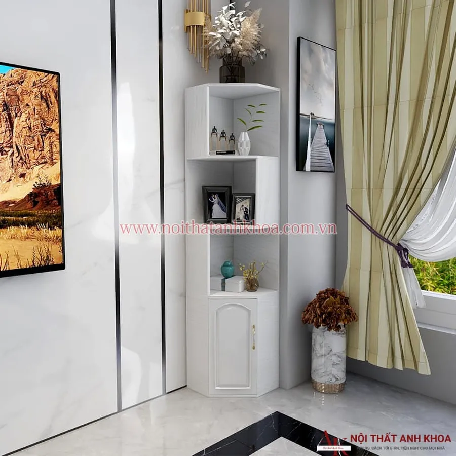 Kệ Tam Giác Góc Tường Đa Năng Gỗ Công Nghiệp Giá Tốt
