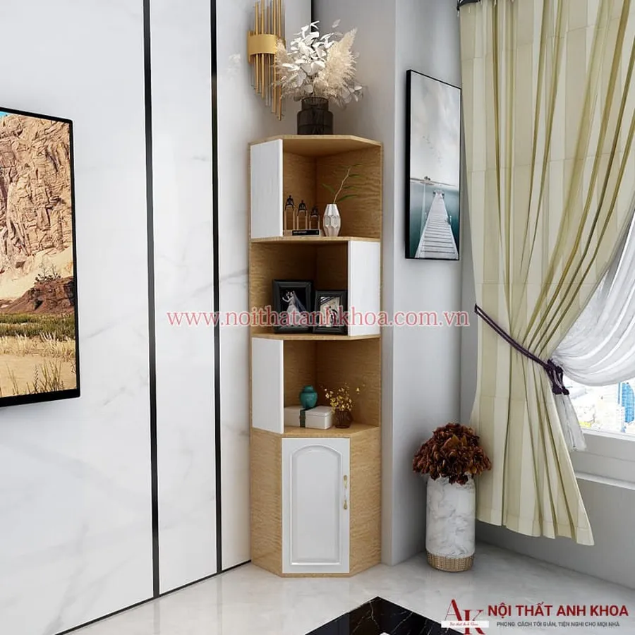 Kệ Tam Giác Góc Tường Đa Năng Gỗ Công Nghiệp Giá Tốt