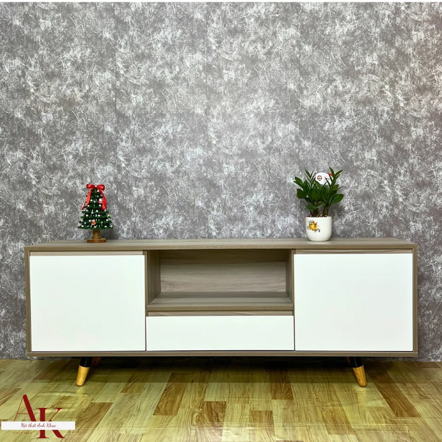 Kệ Tivi Phòng Khách Gỗ Công Nghiệp Hiện Đại Đơn Giản Giá Tốt
