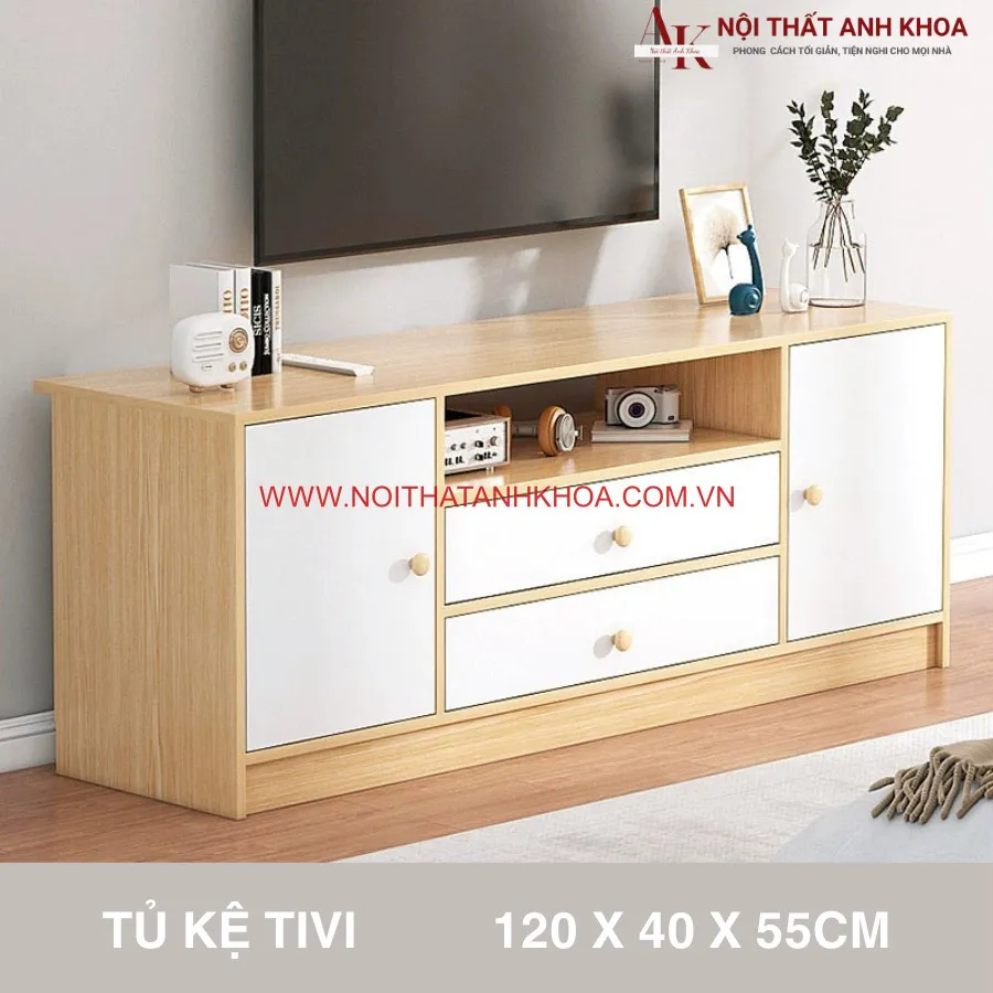 Kệ Tivi Để Sàn Đơn Giản Gỗ Công Nghiệp Giá Rẻ