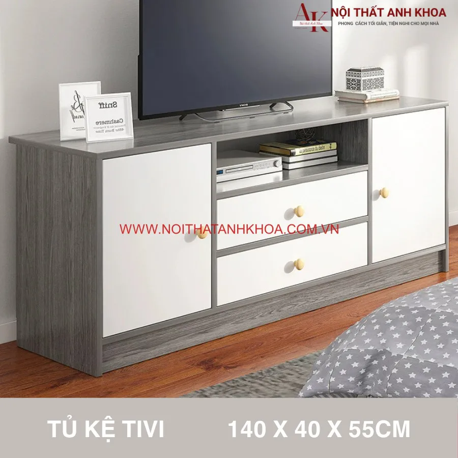 Kệ Tivi Để Sàn Đơn Giản Gỗ Công Nghiệp Giá Rẻ