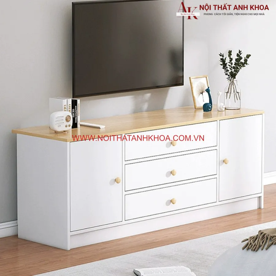 Kệ Tivi Để Sàn Đơn Giản Gỗ Công Nghiệp Giá Rẻ