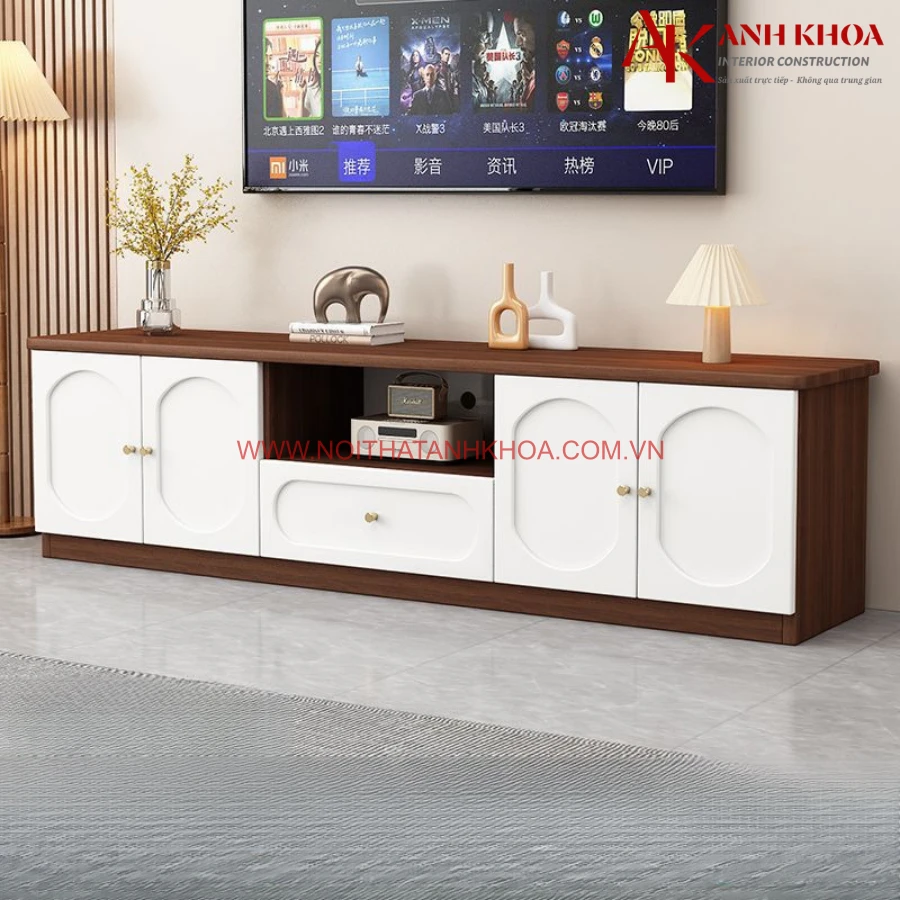 Kệ Tivi Đẹp Gỗ Công Nghiệp Cao Cấp
