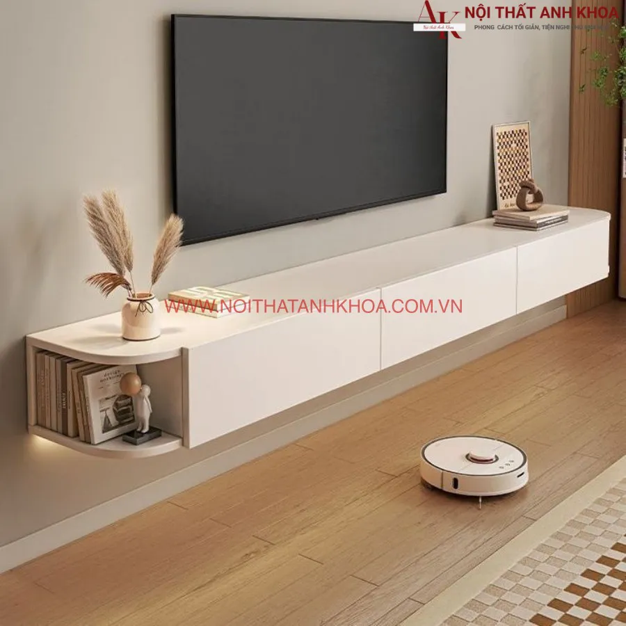 Kệ Tivi Gắn Tường Gỗ Công Nghiệp Giá Tốt