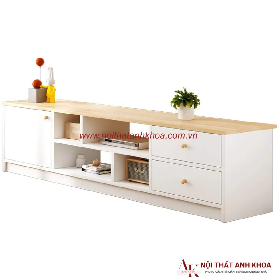 Kệ Tivi Giá Rẻ Gỗ Công Nghiệp MDF Thiết Kế Đẹp Phong Cách