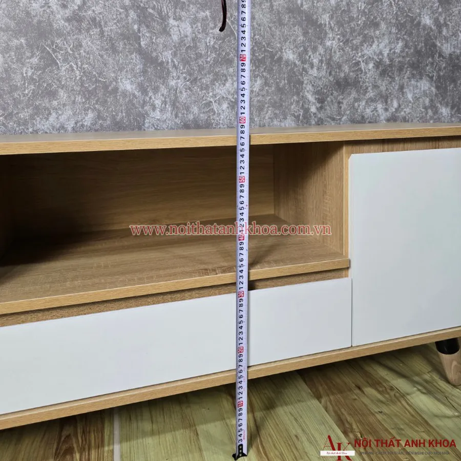 Kệ Tivi Gỗ Công Nghiệp Màu Vàng Đẹp Hiện Đại Giá Rẻ