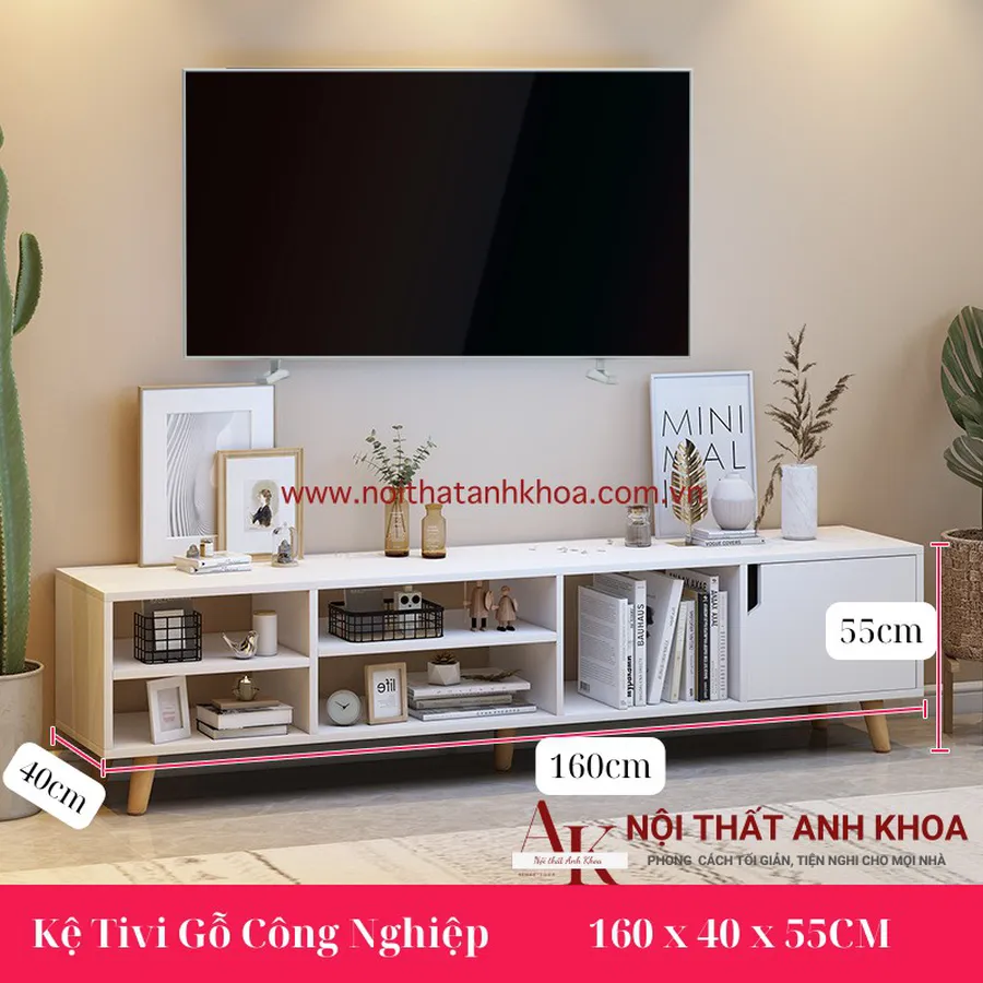 Kệ Tivi Gỗ Công Nghiệp MDF Giá Rẻ