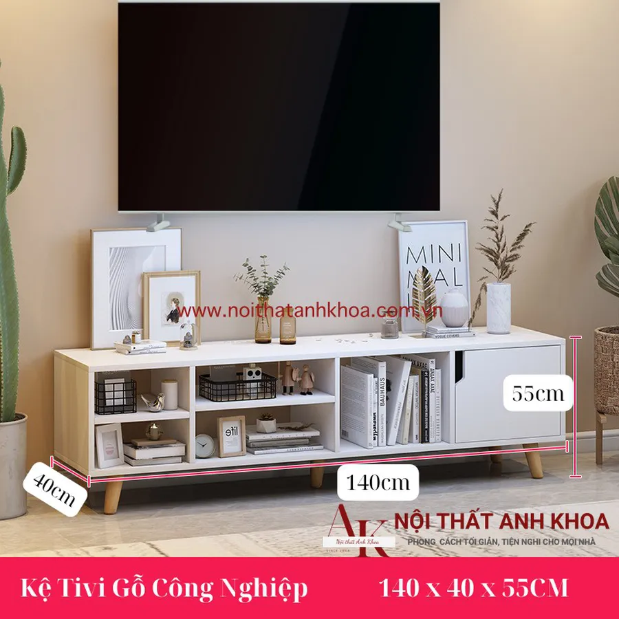Kệ Tivi Gỗ Công Nghiệp MDF Giá Rẻ