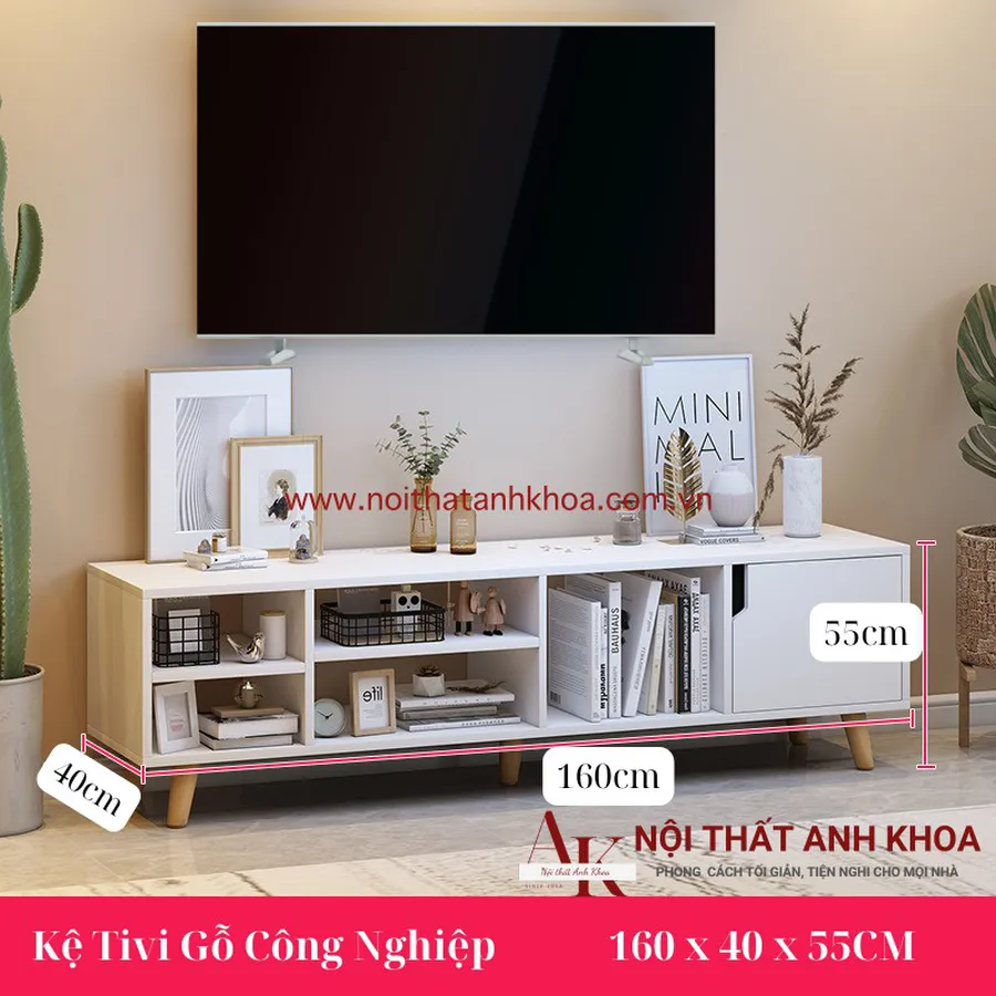 Kệ Tivi Gỗ Công Nghiệp MDF Giá Rẻ