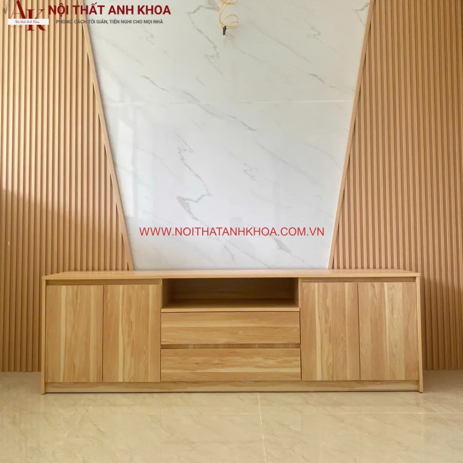 Kệ Tivi Gỗ Công Nghiệp MDF Phòng Khách Đẹp Hiện Đại