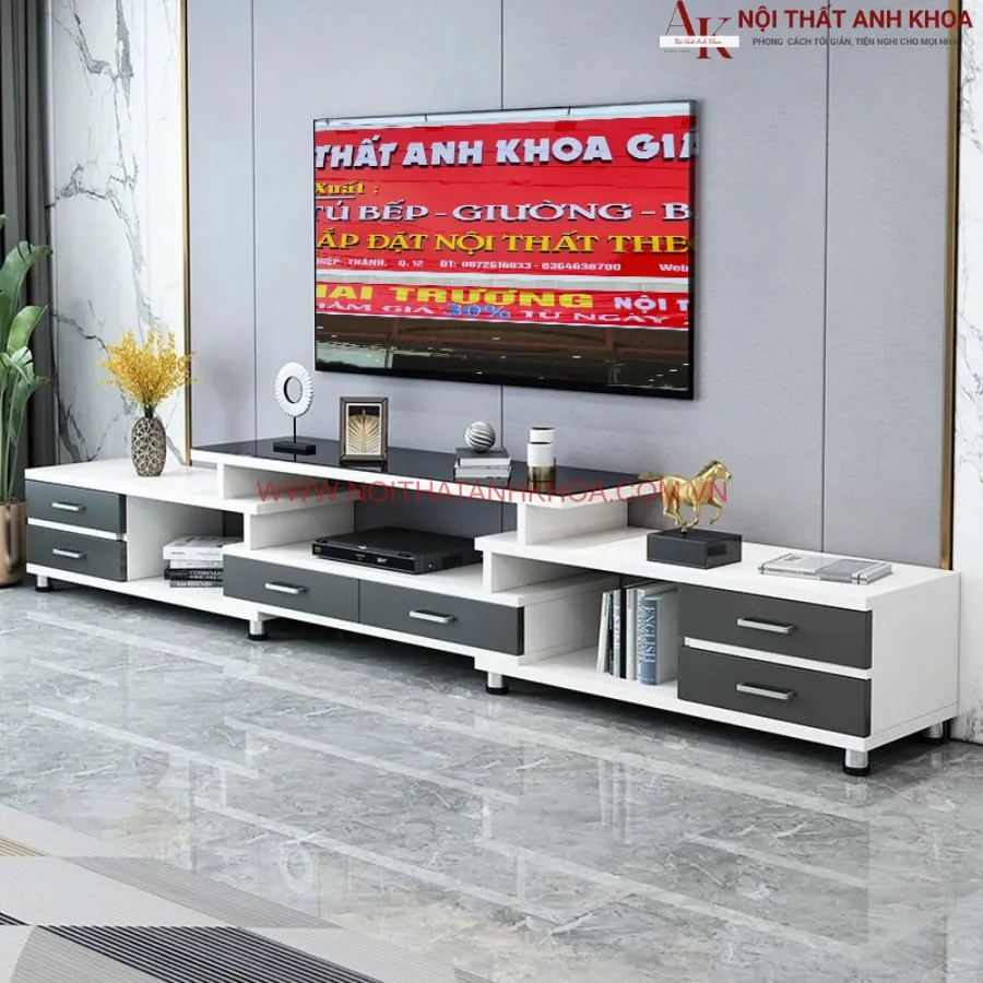Kệ Tivi Gỗ MDF Phong Cách Đẹp Hiện Đại
